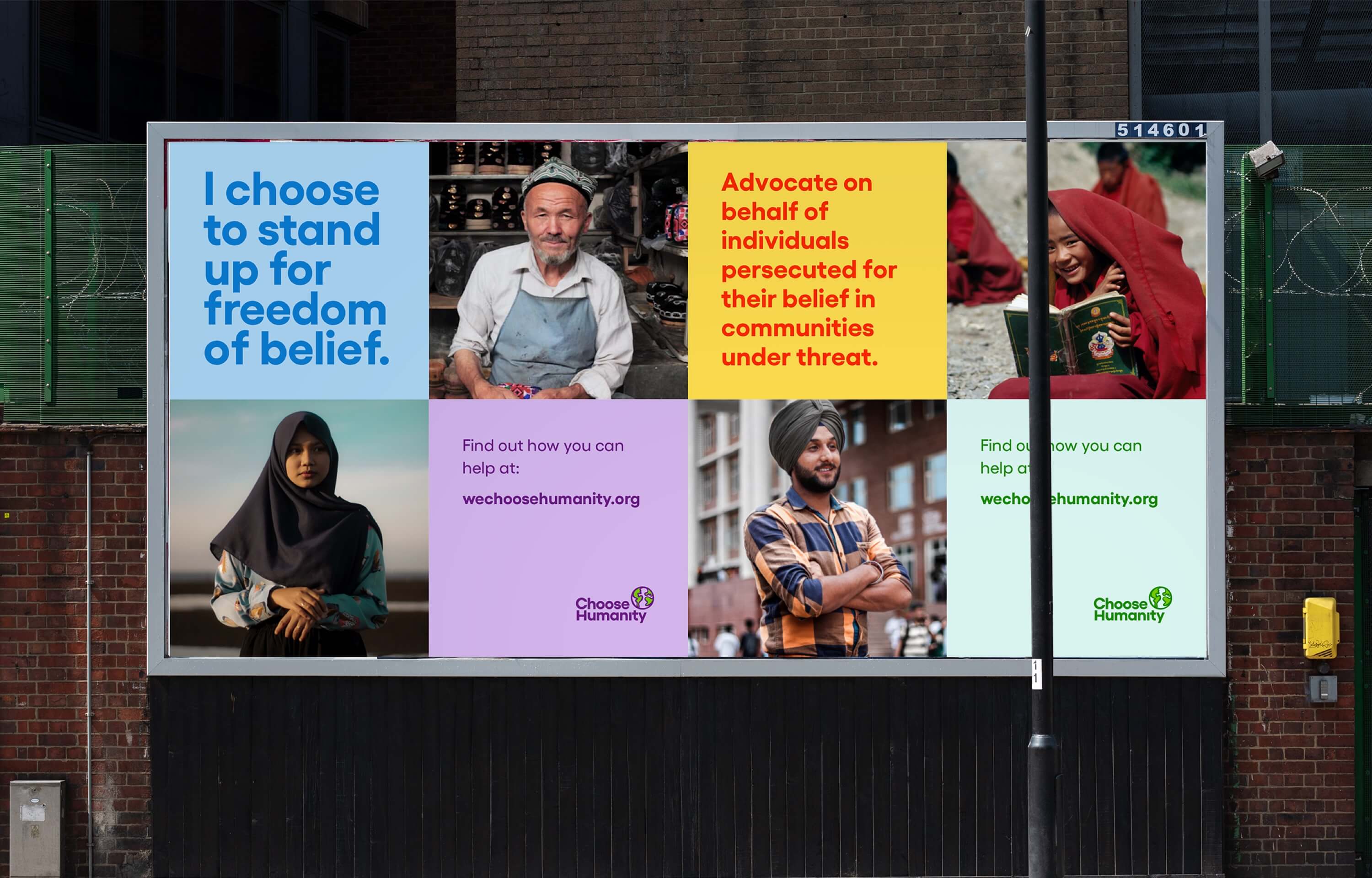 Choose Humanity Print Campaign